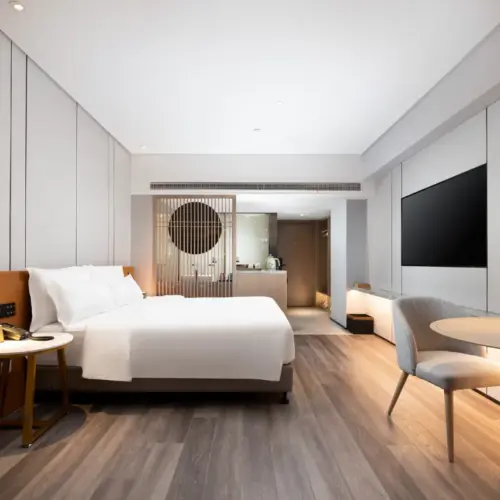 180-Degree High Rise Night View King-Size Room