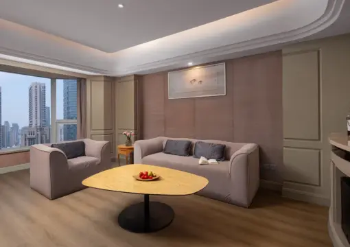 Suite – 1-Room, City-View (2 Beds) (1 Living Room, Bathtub, Sofa)