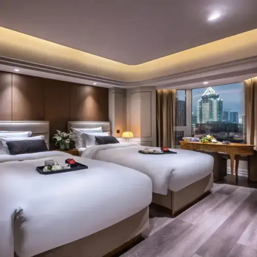 Suite – 1-Room, City-View (2 Beds) (1 Living Room, Bathtub, Sofa)
