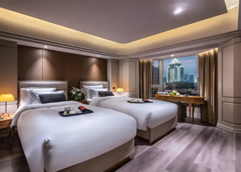 Suite – 1-Room, City-View (2 Beds) (1 Living Room, Bathtub, Sofa)
